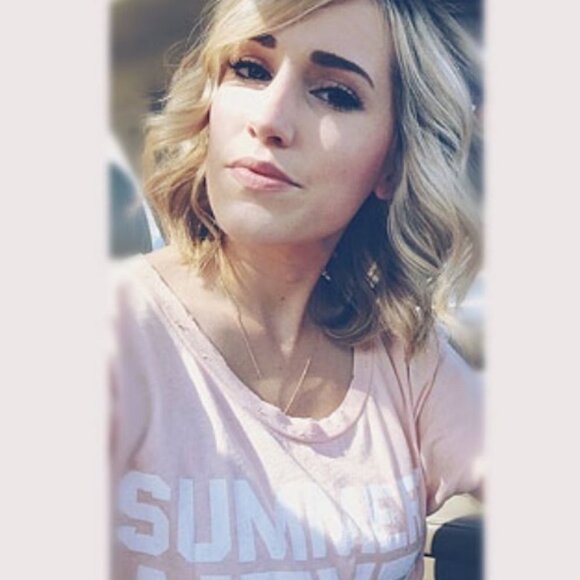 Wildfox Summers Never Over Pink Tee Graphic T-Shirt Size Small Cotton Top Crew S - Picture 12 of 13